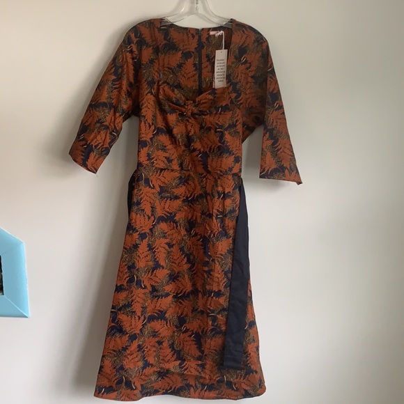 Fall Print Dress - Picture 2 of 6